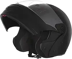 Capacete Mixs Gladiator Escamoteável Robocop Classic 60 Preto Fosco