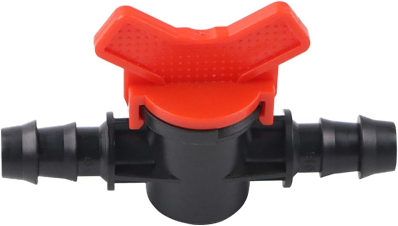 25mm x 25mm PP Ball Valve for PE Pipe, PN4 Shut Off Connector for Drip Irrigation, Garden Watering, Pond and Aquarium(16mm x 16mm)