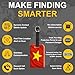 [Pack 2] tag8 Vietnam Flag Smart Luggage tag |Trendy Luggage tag ID Identification | Suitcase Tag | Fashionable Digital Name tag | Airline Compliant, SITA World Tracer Code Enabled | Gift idea