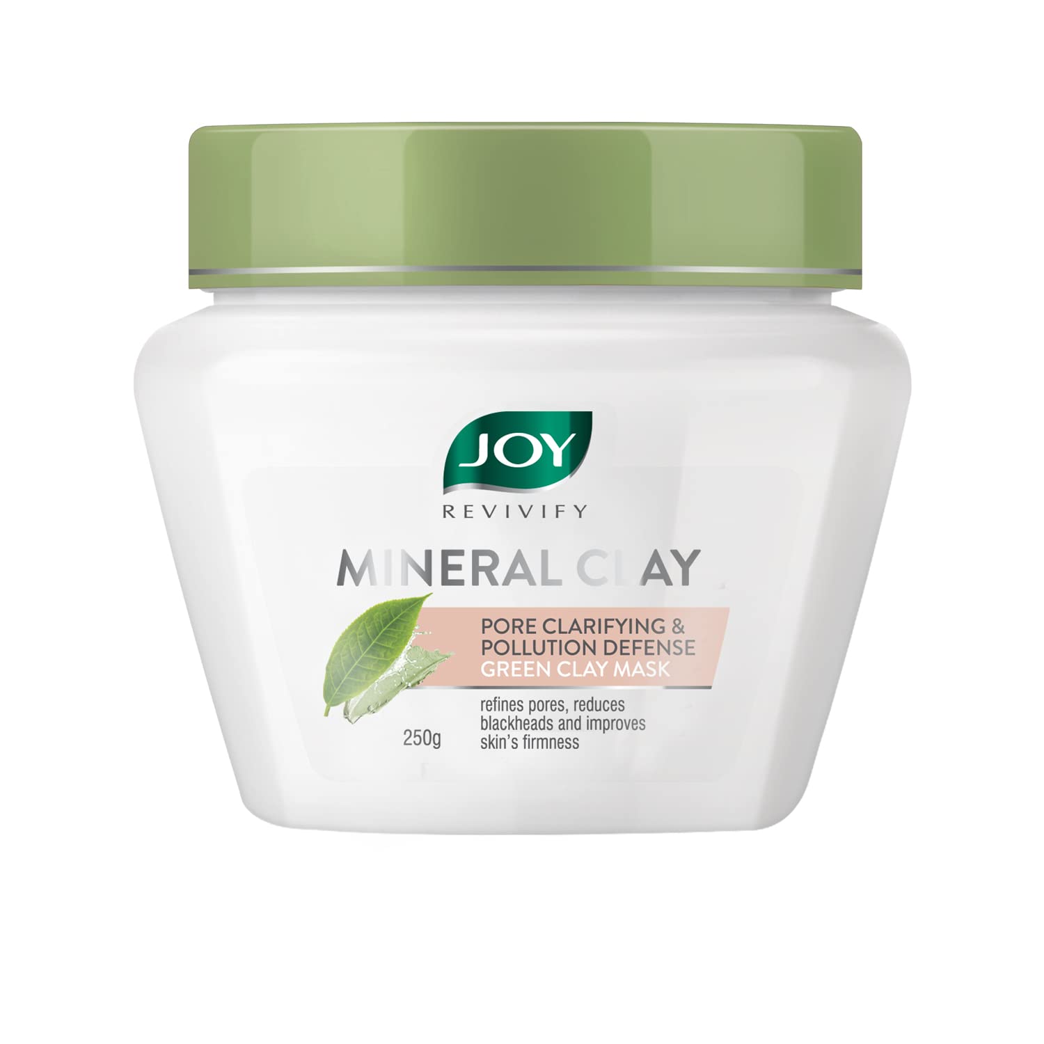 Joy Mineral Clay Mask for Pollution Defence (250gm) | Enriched with Kaolin Clay, Niacinamide, Hyaluronic Acid & Vitamin E for Natural Radiance | Pore Clarifying Pack for All Skin Types; Men & Women