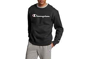 Suéter para hombres marca Champion con cuello redondo, peso medio y de felpa Powerblend