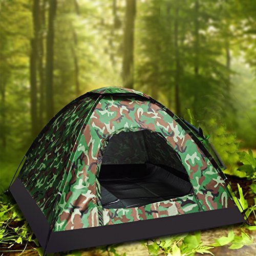 Carpa domo camuflaje para camping 3-4 personas miniatura 1