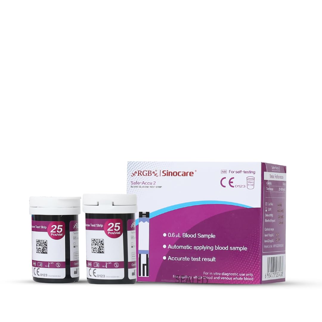 RGB Safe Accu2 50 Glucometer Strips | Diabetic Test Strips (B0CYL9NPCB) Amazon Price History, Amazon Price Tracker