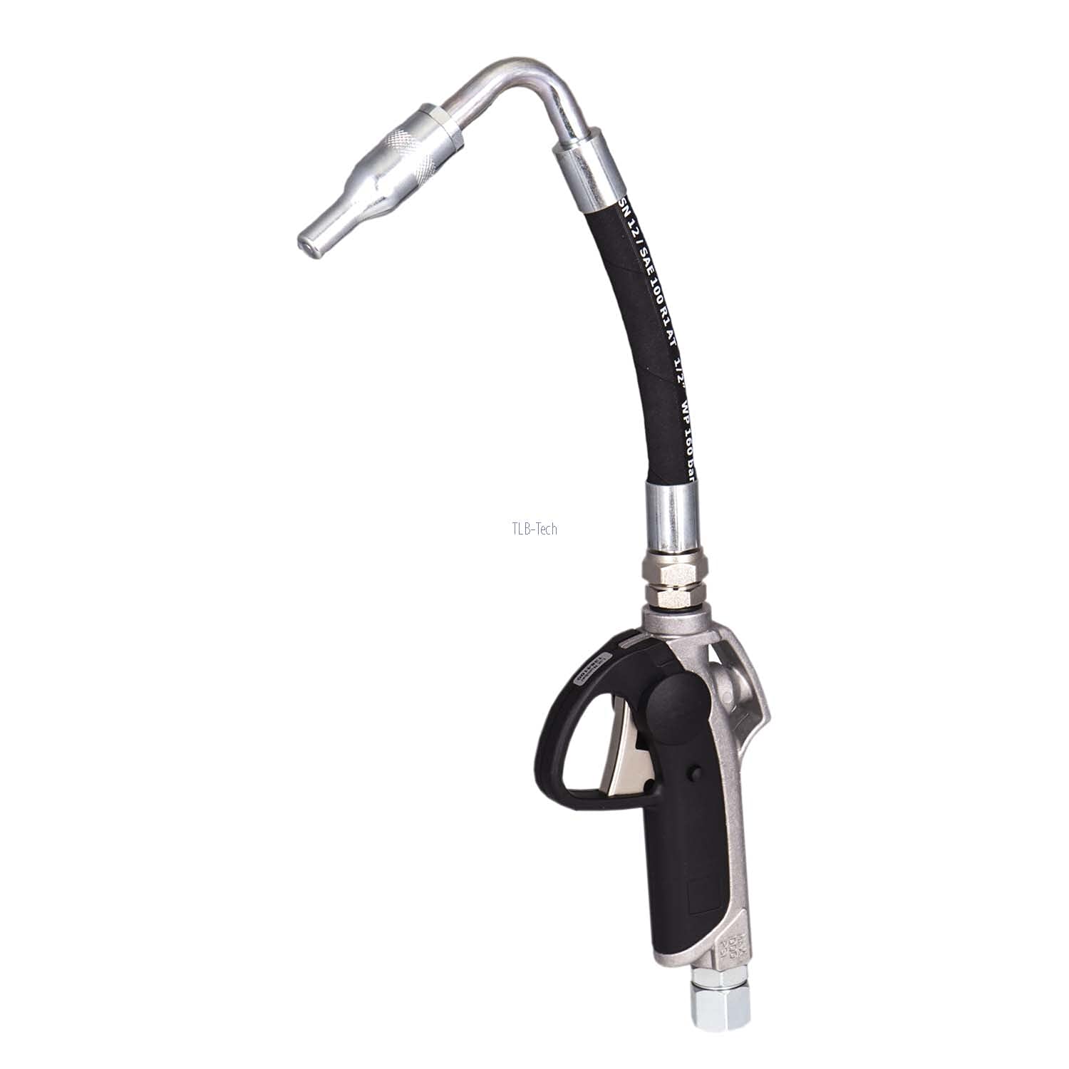 PIUSI EASYOIL Pistolet de distribution d'huile avec gel rotatif flexible 1/2" Tuyau d'écoulement avec valve anti-goutte