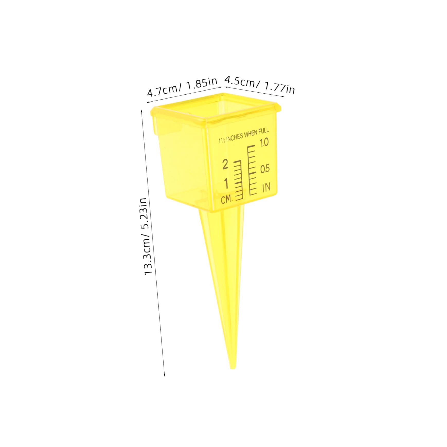 MERRYHAPY Pcs Plastic Sprinkler Rain Gauge Lawn Water Cups Outdoor Water Measurement Tool Wide Mouth for Garden Use