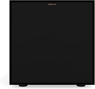 Klipsch Reference R-101SW 10 Front-Firing Subwoofer with All-new Spun-Copper 10 woofers and an All-Digital Amplifier for Premium Home Theater Sound in Black | Home theater audio with 10 inch driver, 300W peak power and active amplification