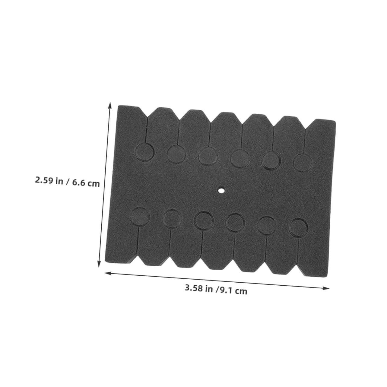 YARNOW Protective Arrow Rack 6pcs Bow Arrow Sponge Pad Bow Holder Foam Separator Storage for Indoor Range Hunting Accessory