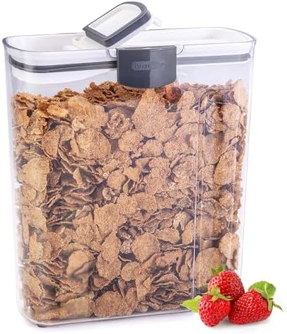ProKeeper Cereal Storage Container, 3-Quart, Airtight Seal, Dishwasher Safe, BPA-Free Plastic