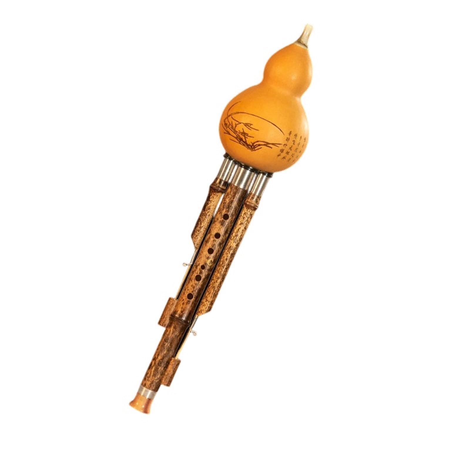 Hulusi Flute Nauka Gry Na Instrumencie Hulusi W Języku C GF Key Jako Początkujący Trwały I Wytrzymały(C major)