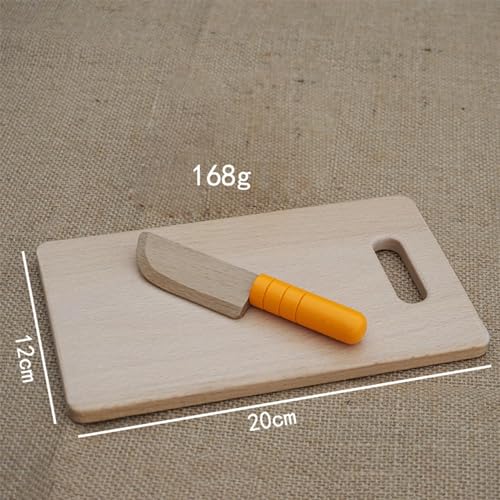 Set Cuchillo y Tabla Niños 2 Piezas Madera miniatura 5