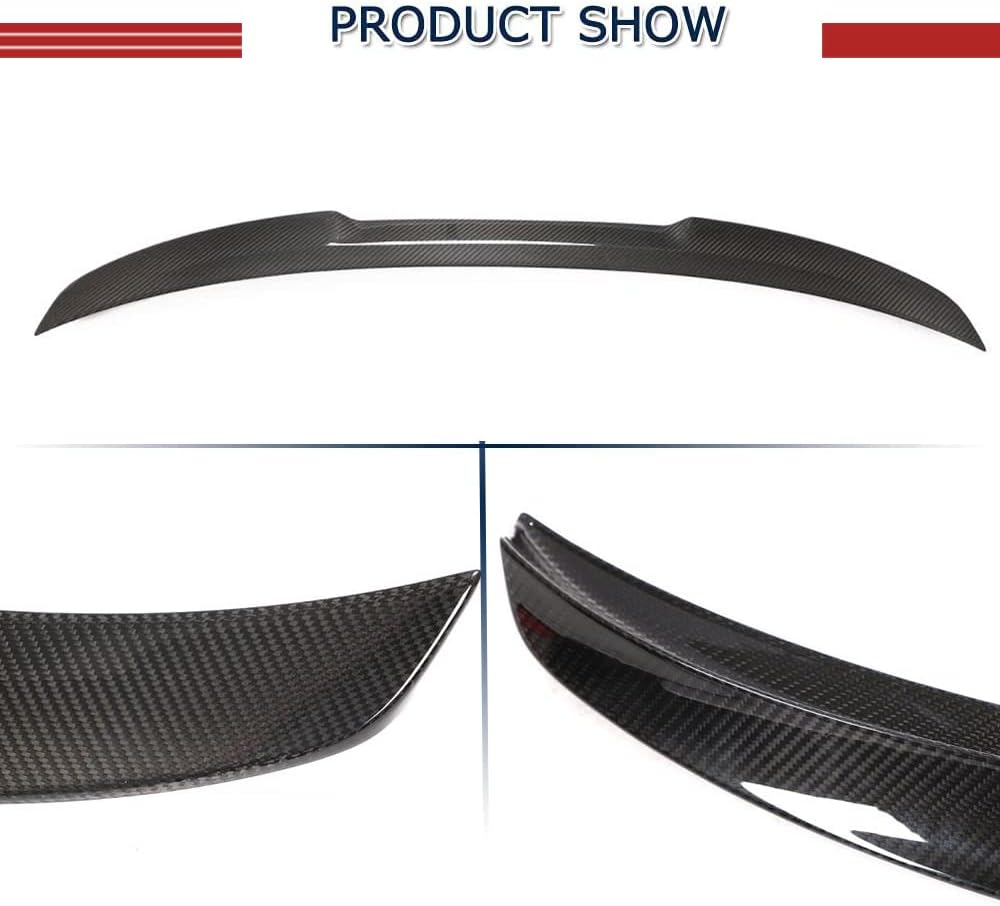 Dry Carbon Fiber Rear Trunk Spoiler for BMW 3 Series F30 2013-2019 325i 328i 320i 340i F80 M3 Rear Spoiler Boot Lid High Kick Wing Lip Factory Outlet