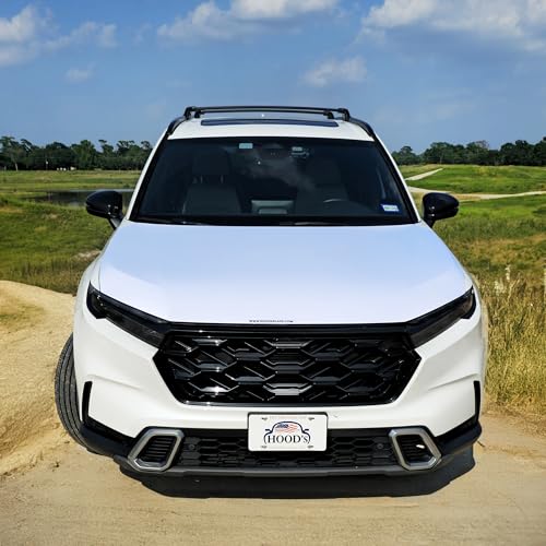 Image of [Hood's Flags] Solid White Car Hood Cover 63 inchx47 inch (160x120cm) - Universal Fit for Cars, SUVs, or Pickup Trucks - Stretch Polyester Spandex - Weather-Resistant with Secure Fasteners