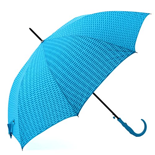 オフェス シルエット クロコダイル 長傘 ジャンプ ブルー 