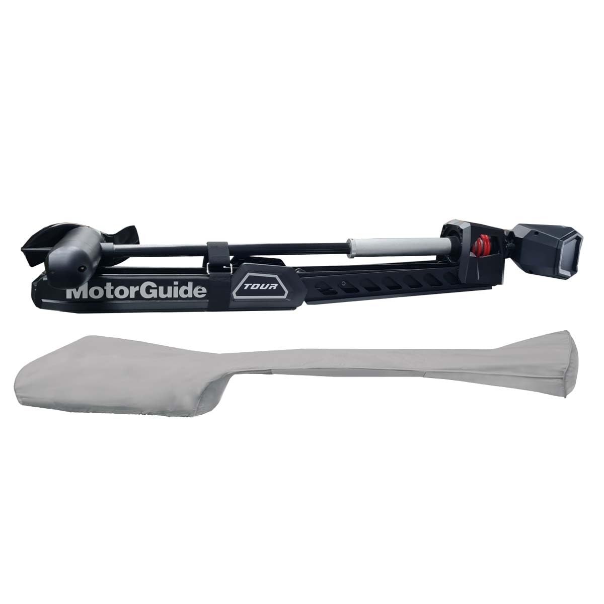 Oceansouth Copertura progettata per motori da traina MOTORGUIDE (copertura compatibile con MotorGuide Tour Freshwater 37,2 kg 182,9 cm, grigio)