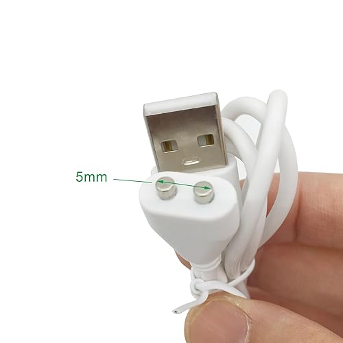 Miniatura 2 de PDEEY Cargador USB magnético de 0.197 in, cable de carga de 3.3 pies