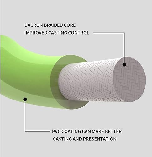 Miniatura 8 de AnglerDream WF - Kit de línea de pesca con mosca 1 2 3 4 5 6 7 8 9WT línea de pesca con mosca líder de línea de pesca con respaldo trenzado