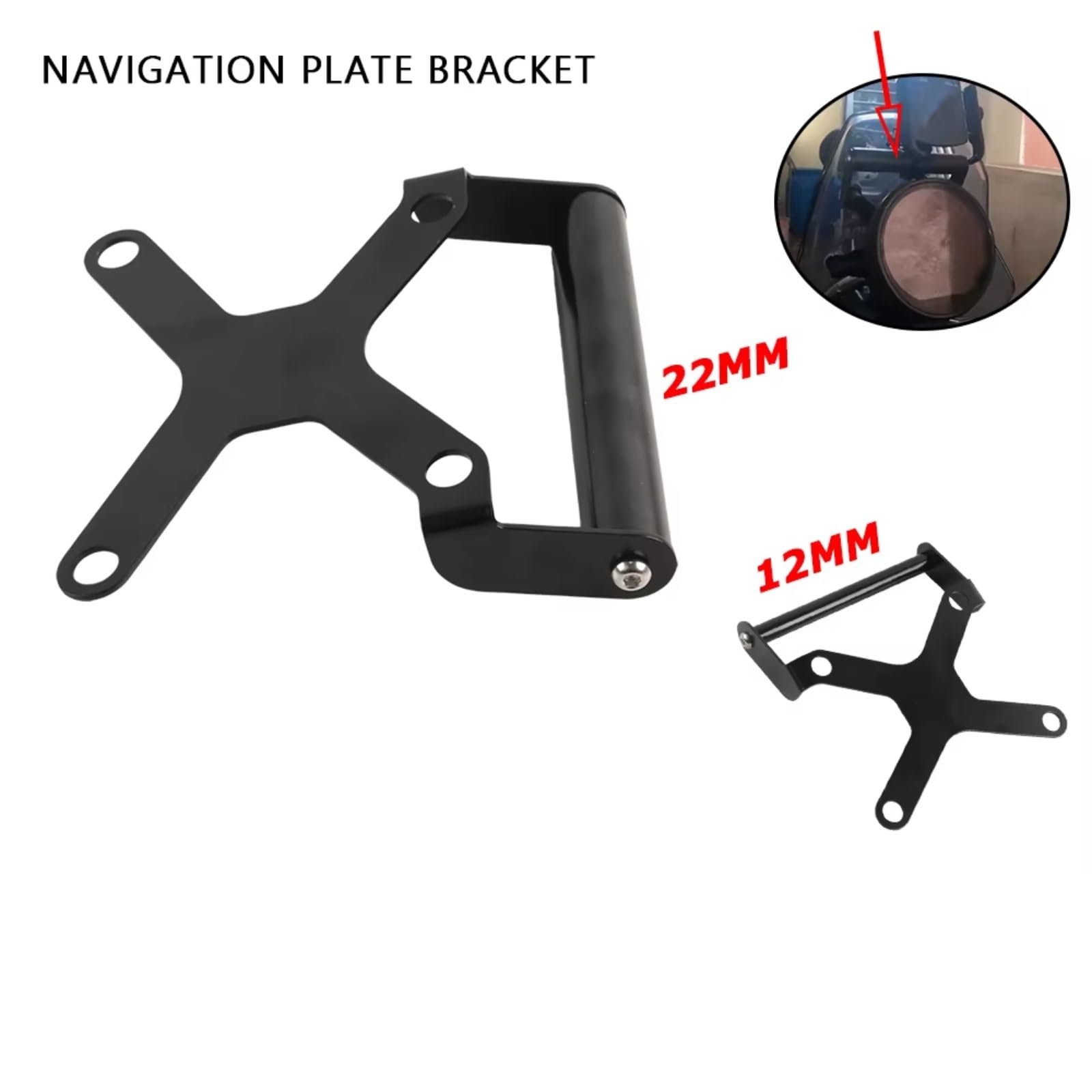 Porta Telefono Moto Per Royal Per Enfield Per Himalayan 452 450 Accessori per moto Supporto per navigazione GPS(Only 22mm)