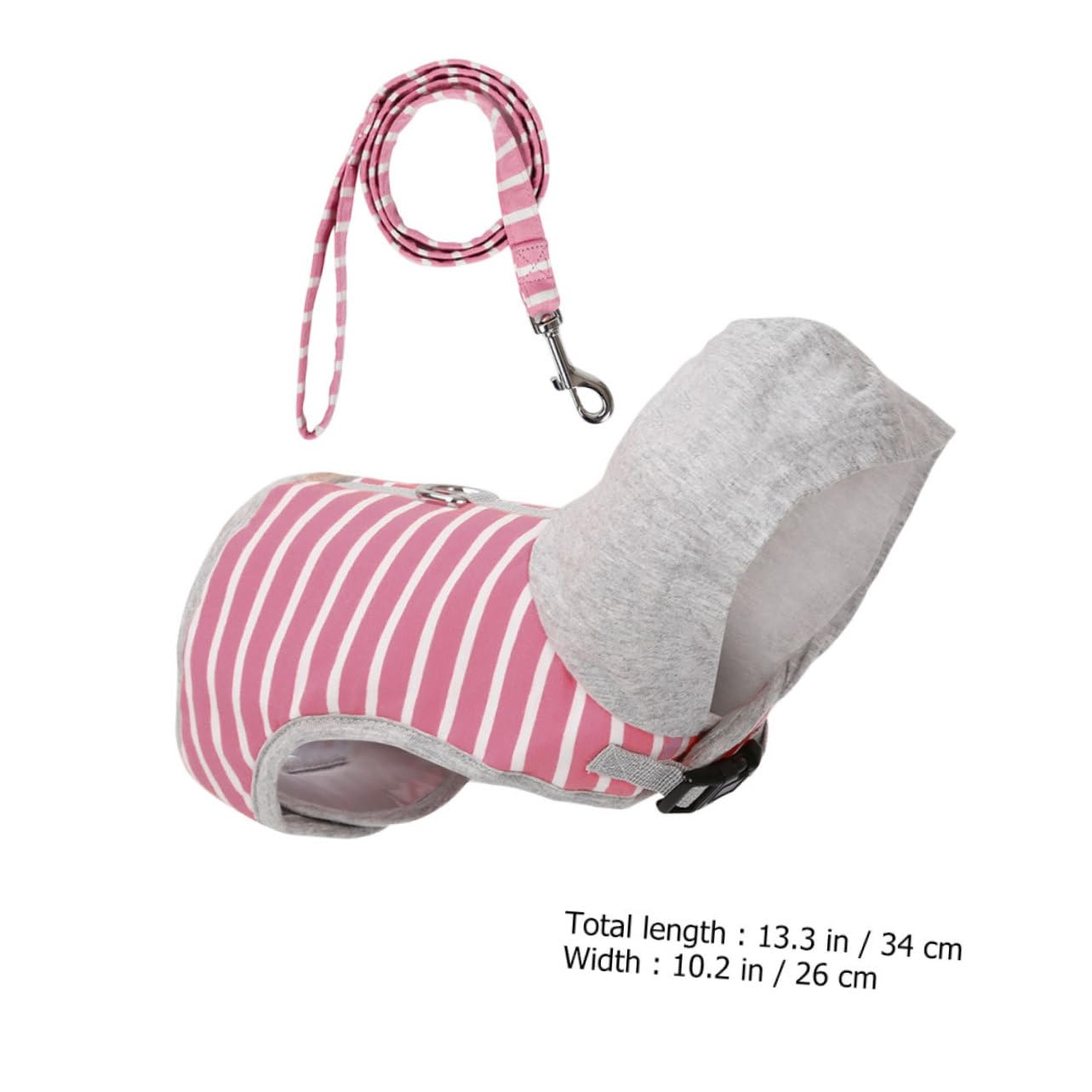 ibasenice Cat Vest Harness with Leash Lightweight and Breathable Pet Chest Strap for Comfortable Walking Jogging and Outdoor Recreation