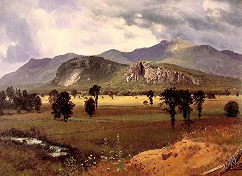 Impression d'affiches d'art Albert Bierstadt toile haut de gamme 60x90cm