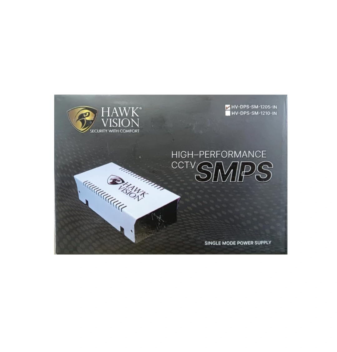 Hawk Vision CCTV Camera Power Supply Adaptor (150-285V) 16 Channel Power Supply Cabinet Adapter Indoor/Outdoor Security Surveillance (4 Channel SMPS)-image-19