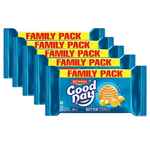 Image of Good Day Britannia Butter Cookies, 120Gm Pack of 5 - Butter