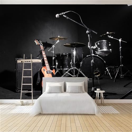 Fototapete Vlies Tapete Musikinstrument Gitarren-Schlagzeug 300 x 210 cm 3D Effekt Wandbild Vlies Wandtapete Moderne Wohnzimmer Mural Schlafzimmer Kinderzimmer TV Hintergrund Wand Dekora Fototapete Vlies Tapete Musikinstrument Gitarren-Schlagzeug 300 x 210 cm 3D Effekt Wandbild Vlies Wandtapete Moderne Wohnzimmer Mural Schlafzimmer Kinderzimmer TV Hintergrund Wand Dekora