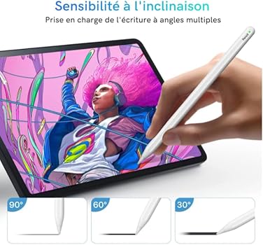 Stylus Pen -Kingone Magnetic Charge Pencil for 2018-2023 iPad