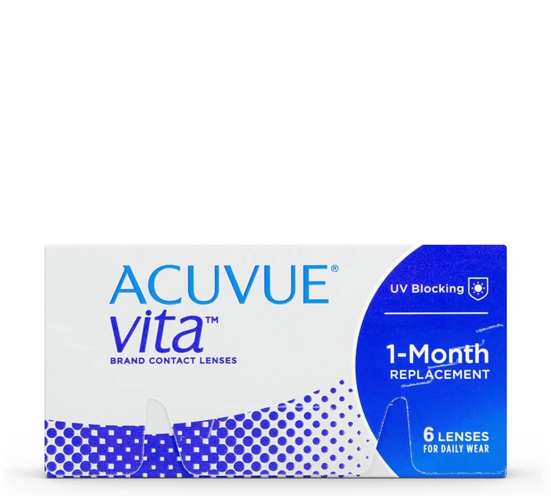 ACUVUE® VITA™ con tecnología HydraMax™ - Reemplazo Mensual - protección UV - 6 lentes