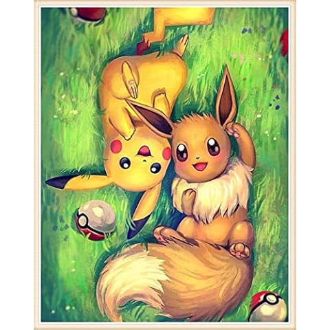 5D DIY Diamond Art Painting Kits Full Drill, Rhinestone Crystal Embroidery Cross Stitch Canvas Painting Pictures by Numbers for Kids Adults Gifts Home Wall Decorations Cover