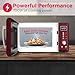 FRIGIDAIRE EMW788RETRO 0.7 cu. ft. Retro Microwave, Red-Silver
