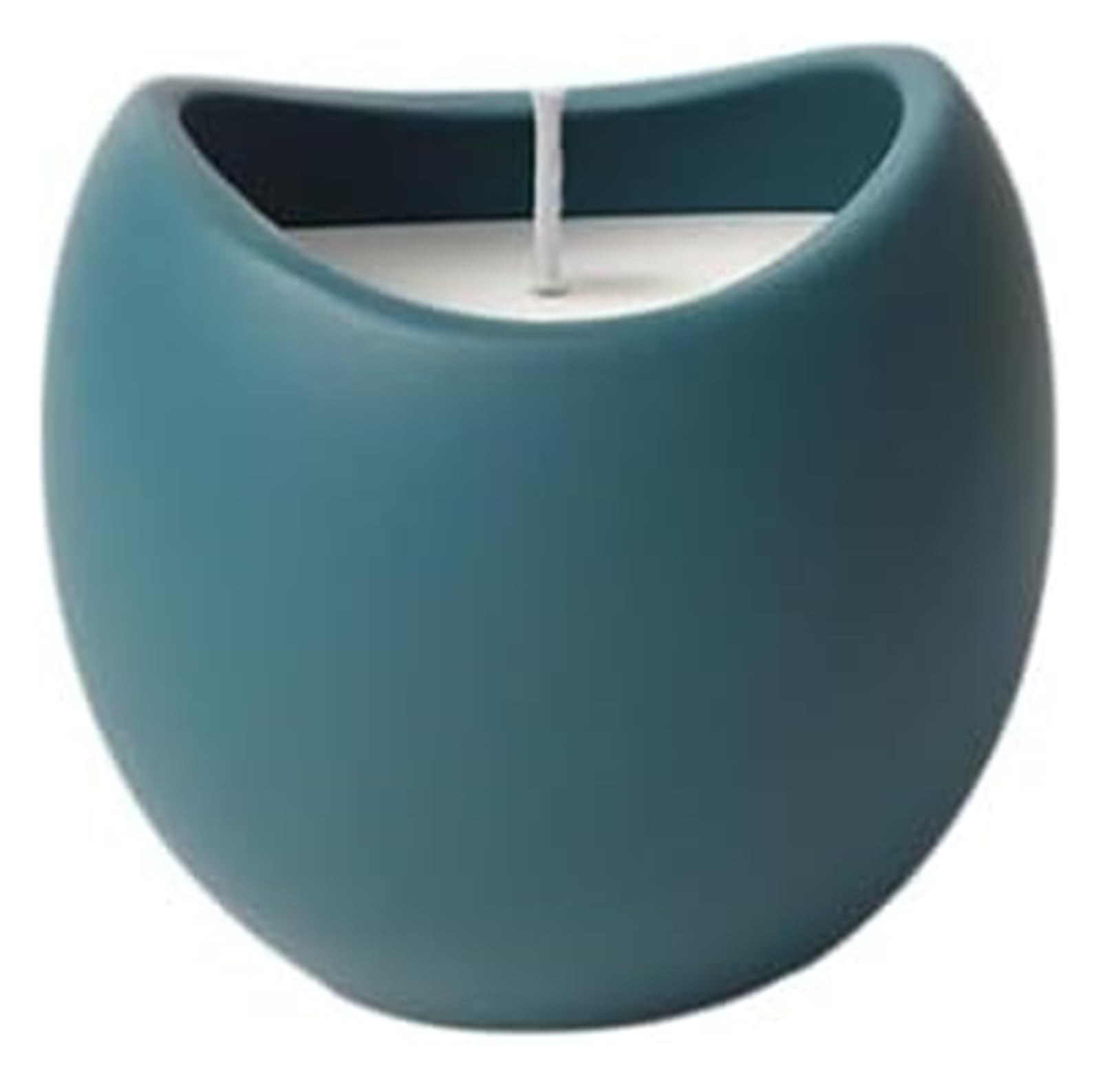 Ceramic candlestick, Ceramic Candlestick Holder Multicolor Metal Base(Green)