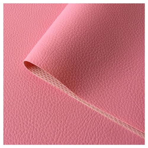 Tissu en cuir similicuir rose 1.6x2m épais pour sièges
