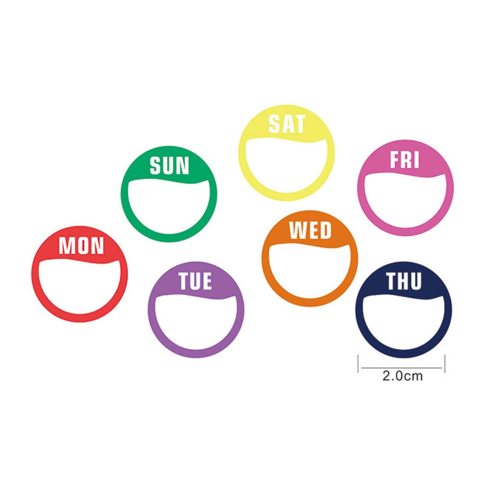 お値下げ▲曜日シール 丸型 7ロール7000枚 海外 ロールシール ステッカー 61dFv09kY-L._AC_UL210_SR210,