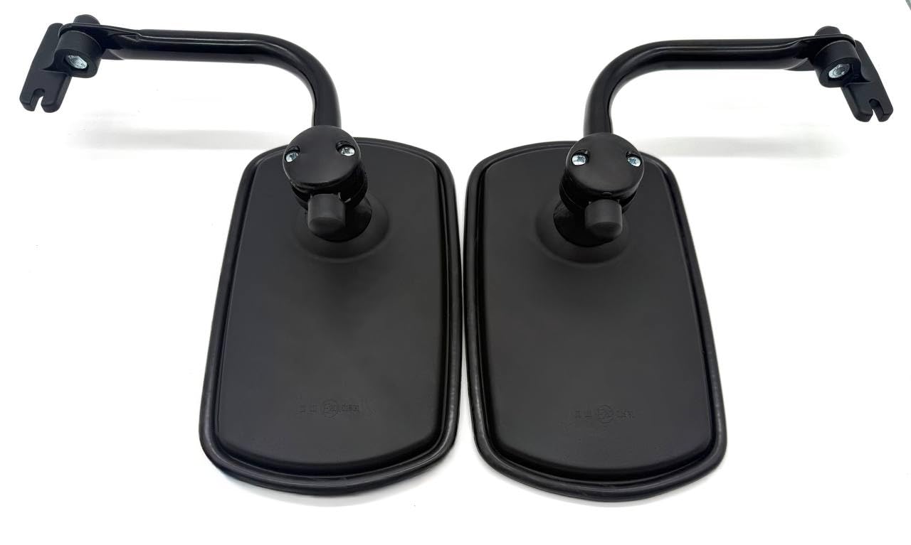 Juego de 2 espejos retrovisores exteriores para tractor, 260 x 160 mm, diámetro 14-23