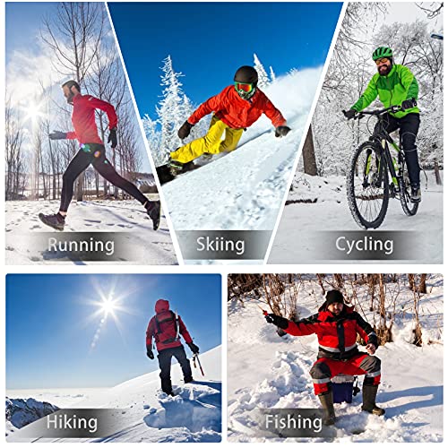 Meetwee Thermal Pants For Men, Winter Ski Base Layer Long Johns Compression Tights Cold Weather Leggings For Heat Retention Black Blue Medium #TOP6