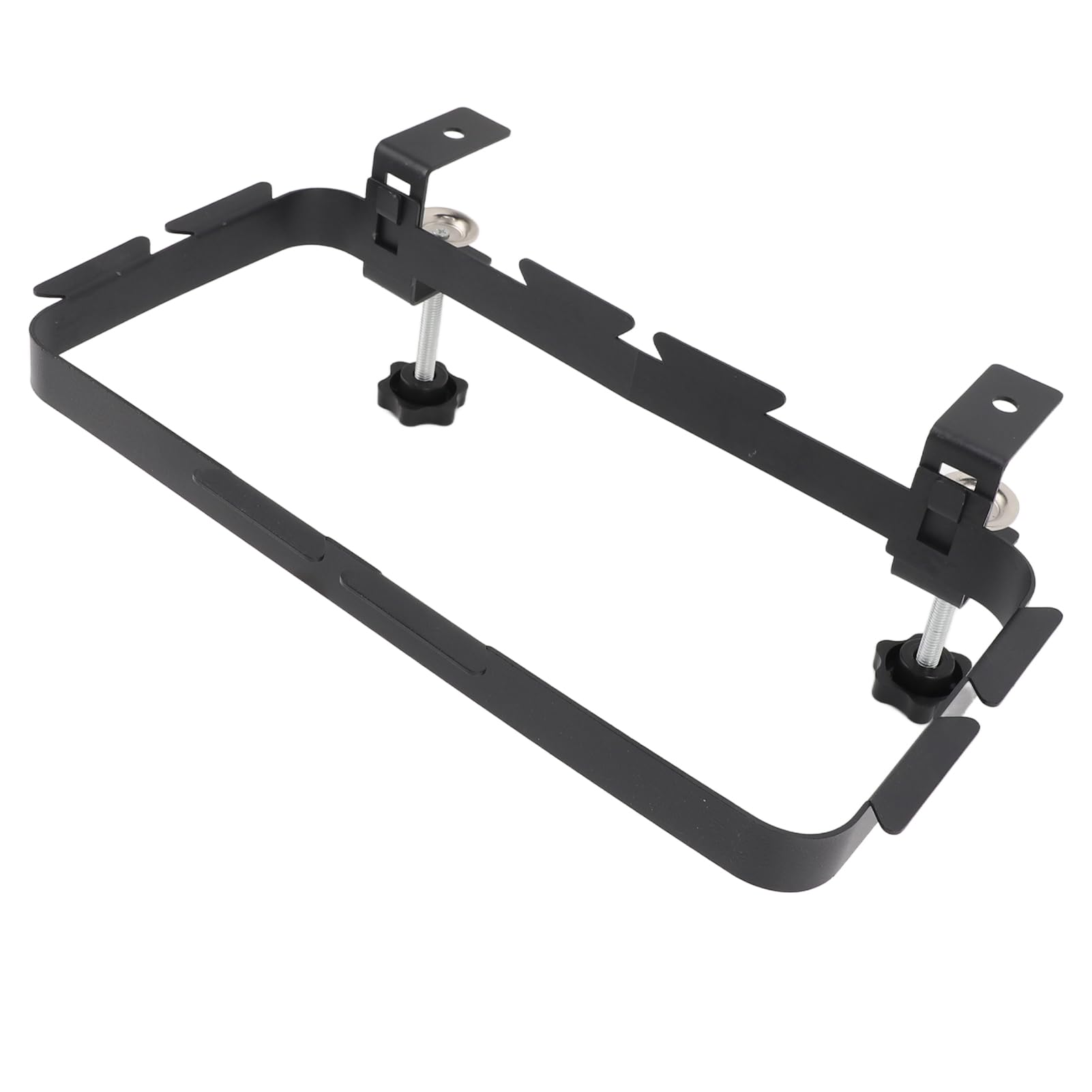 Trash Bag Holder,Trash Rack Garbage Bag Holder with Adjustable Clamp Hanging Stand Carbon Steel Portable Heavy Load Garbage Hook for Cabinet Camp