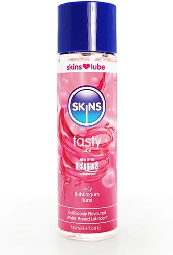 Miniatura 5 de SKINS Lubricante comestible – Lubricante de caramelo salado – Lubricante saborizado para lubricante oral a base de agua – Lubricante comestible
