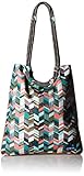 KAVU Market Bag Large Tote, Coastal Blocks