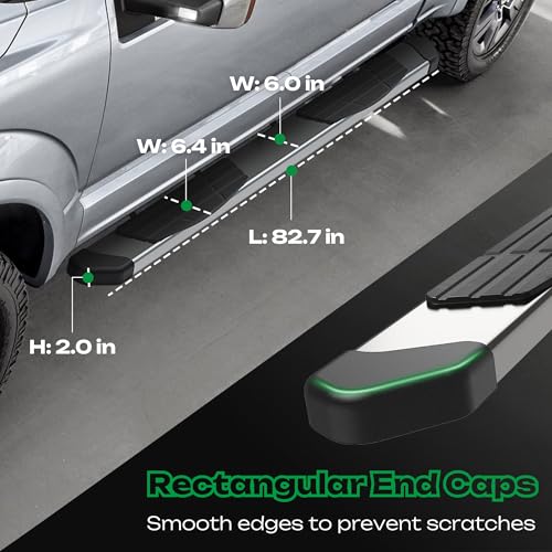 Estribos acero inoxidable para Toyota Tacoma Doble Cabina miniatura 3