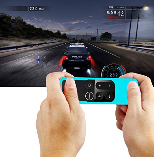 Remote Sleeve Case Compatible With Apple Tv 4K 4Th Generation Remote Control, Pinowu Silicone Lightweight Shockproof Skin Case Fortv 4K Siri Remote Control (2Pcs:orange And Turquoise) #TOP4