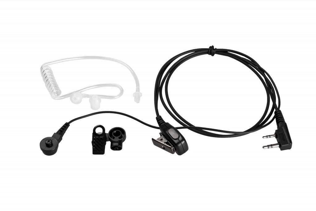 Écouteurs 2 Broches pour Kenwood TK-3101, TK-3201, TK-3301, TK-3401D, TK-3501, TK-3701, NX-220, NX-320 et Plus avec Clip de Maintien (Lot de 1)