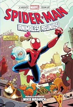 A mighty marvel team-up. spiderman ¡animales, reuníos!