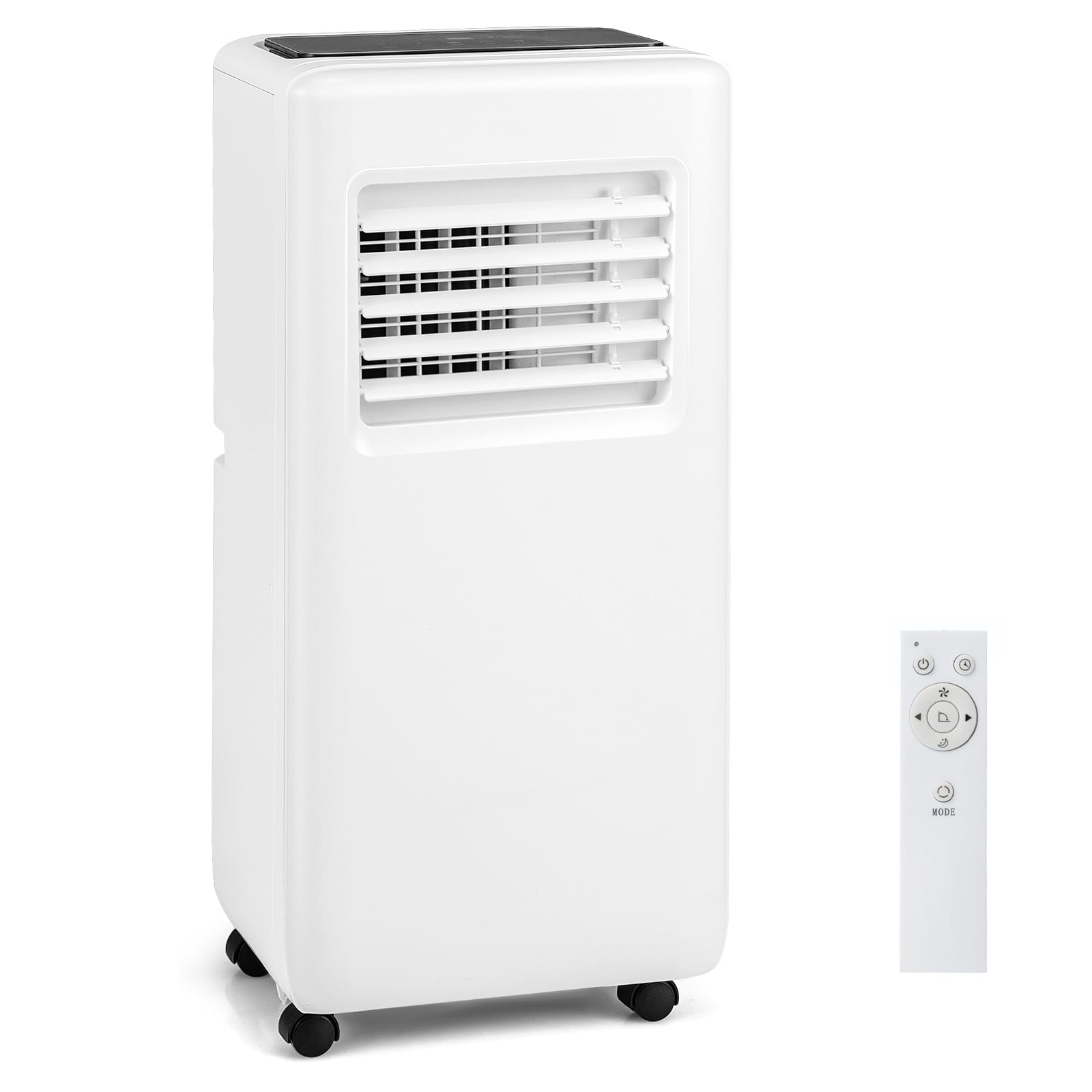 DORTALA 8000 BTU Portable Air Conditioner 3-in-1 Floor Standing AC Unit with Remote Control 24H Timer Window Installation