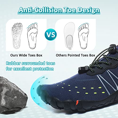 Image of ziitop Water Shoes for Men Women Beach Barefoot Swim Rock Climbing Pool Shoes Socks, Anti-Slip Breathable Quick Dry Lightweight Slip-on, Outdoor Sport Hiking Walking Boating Fishing Diving Surfing