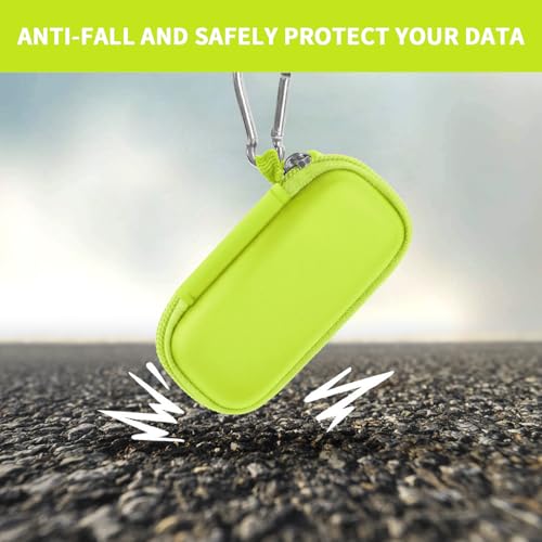 Image of USB Flash Drive Case, SD Card /Thumb Drive /Memory Cards Holder, Bag Only | SDXC /SDHC Storage, Electronic Accessories Organizer for SanDisk / for Samsung, for Students /IT /Office /School /Travel, Green