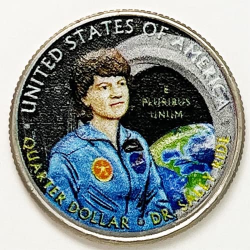 2022 P American Women Quarter Dr. Sally Ride Colorize MM Uncirculated US Mint