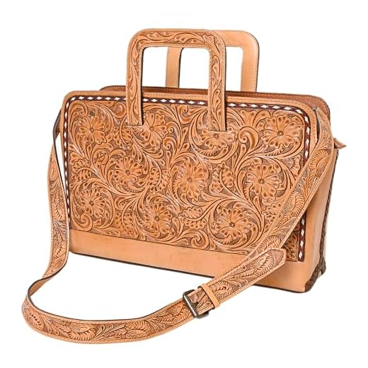 American Darling Bolsa feminina ocidental de couro legítimo feita à mão | Bolsa de pasta | Pasta para mulheres | Linda bolsa de pasta | Bolsa de pasta para laptop, Multicolorido, 11in (H) X 17in (W) X