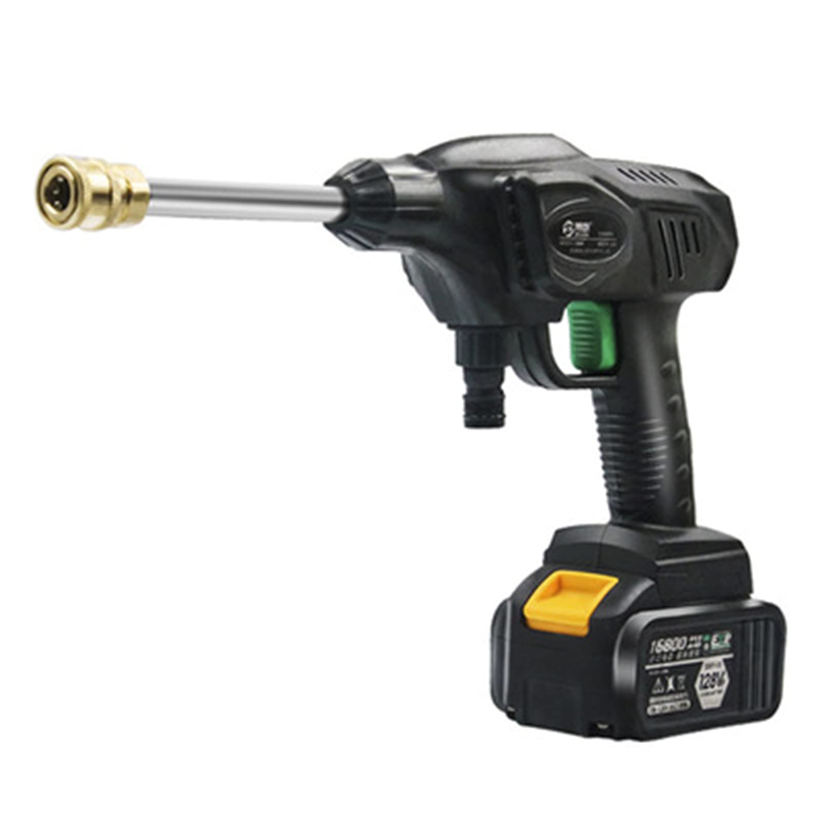 Lavadora a presión Lavado a chorro for autos Lavado de patio Boquilla de lanza Boquilla turbo inalámbrica Eléctrica de alta potencia Batería de litio Lavado de autos Bomba de agua portátil 30bar 320W
