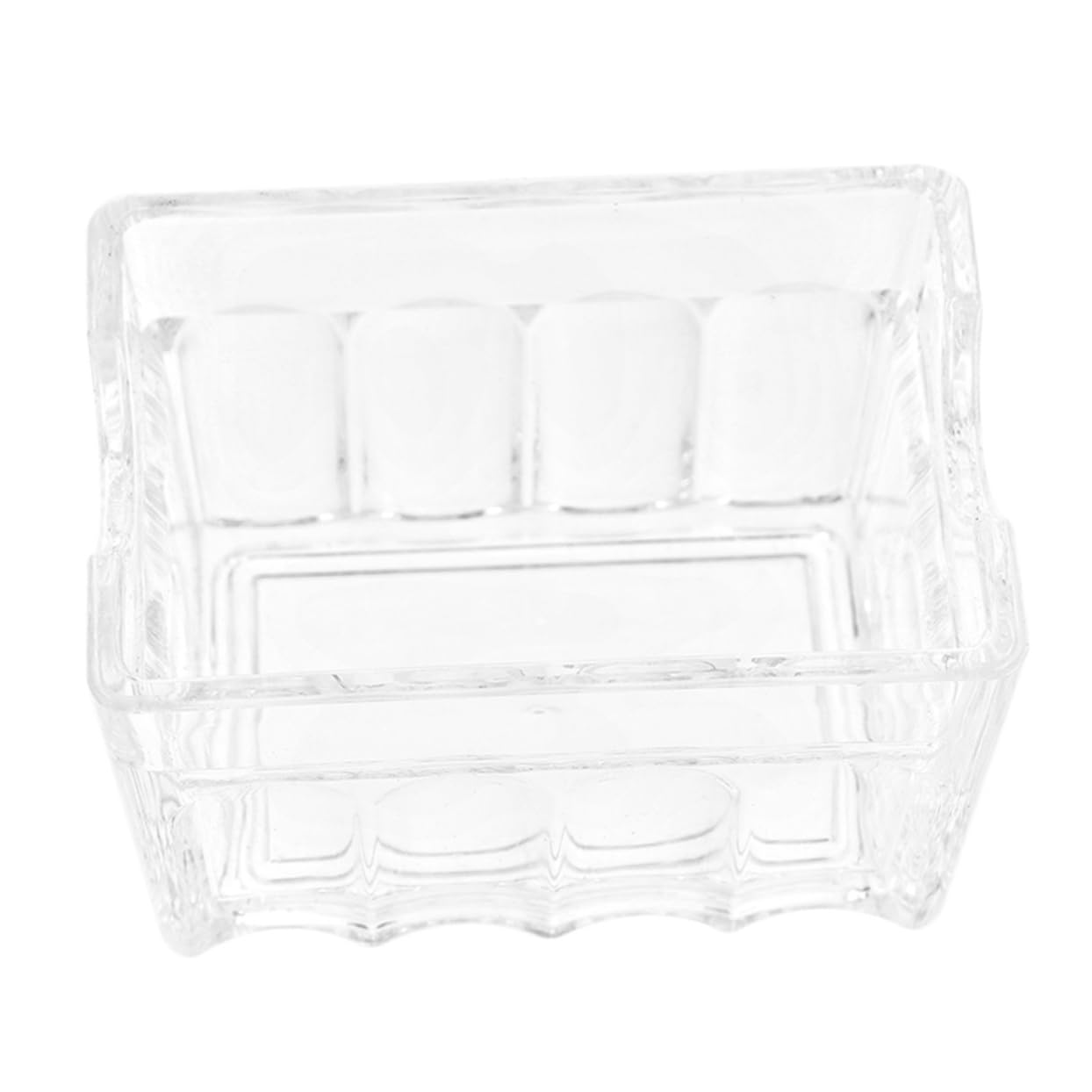 OKUMEYR Tea Bag Sugar Packet Holder Acrylic Desktop Organizer Pod Tea Storage Chest for Home Use