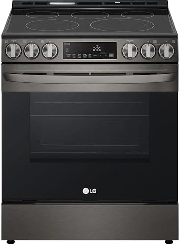 LG 6.3 قدم مكعب مروحة كهربائية ذكية تعمل بالواي فاي مع نطاق منزلق مع مقلاة هوائية وايزي كلين®